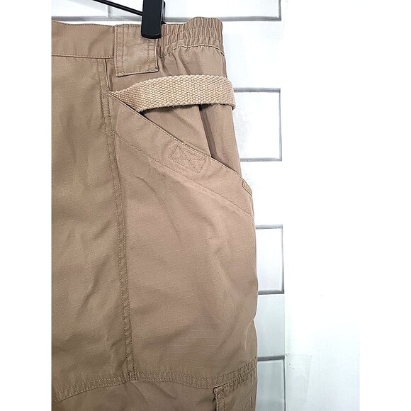 5.11 Tactical Mens 40x32 Pants Cargo Pockets Brown Side Waist Elastic Utilitech - Picture 6 of 8